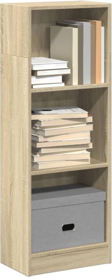 VidaXL Boekenkast 40x24x109 cm Sonoma Eiken Boekenkast Boekenkasten Boeken Plank Schappenkast