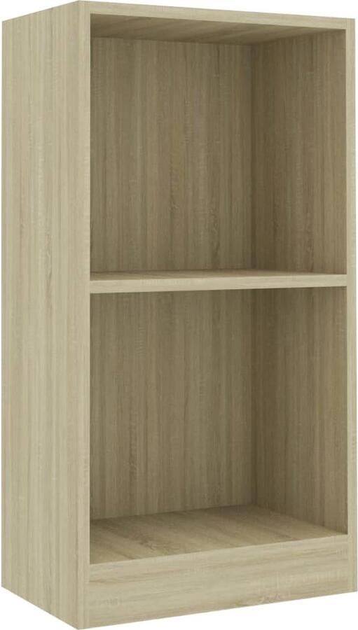 VidaXL Boekenkast 40x24x75 cm bewerkt hout sonoma eikenkleurig - Foto 2