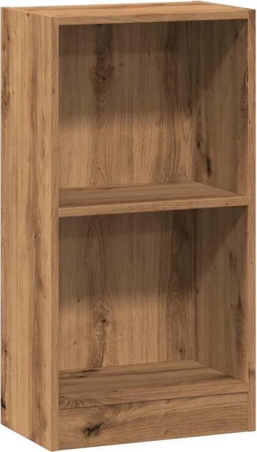 VidaXL Boekenkast 40x24x76 cm bewerkt hout artisanaal eikenkleurig