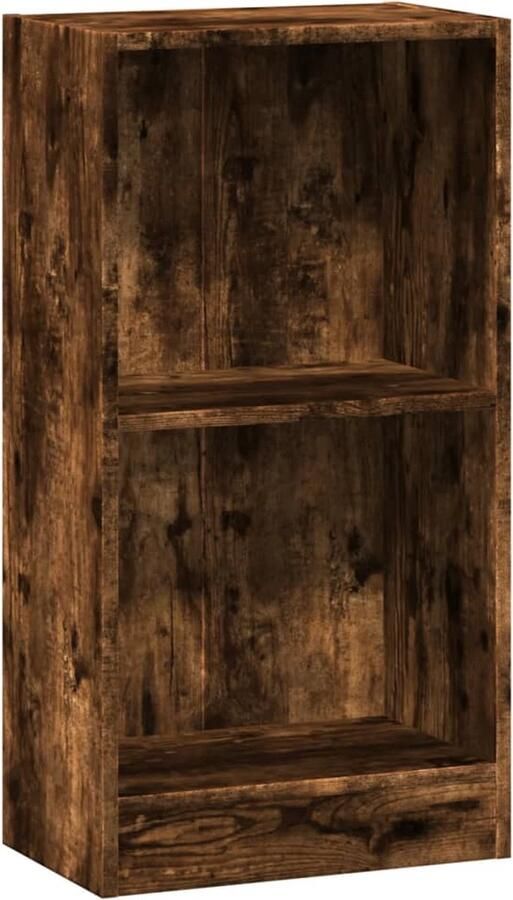 VidaXL Boekenkast 40x24x76 cm bewerkt hout gerookt eikenkleurig