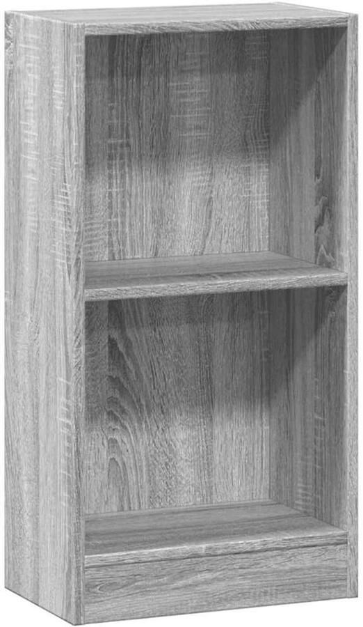 VidaXL Boekenkast 40x24x76 cm bewerkt hout grijs sonoma eikenkleurig
