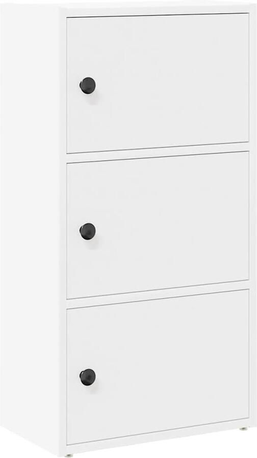 VidaXL Boekenkast 40x24x77 cm bewerkt hout wit