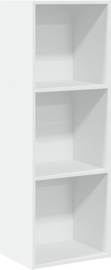 VidaXL Boekenkast 40x30x114 cm bewerkt hout wit