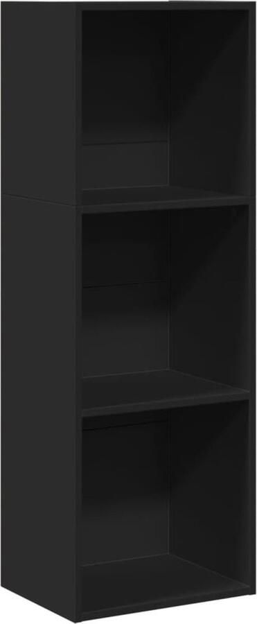 VidaXL Boekenkast 40x30x114 cm bewerkt hout zwart