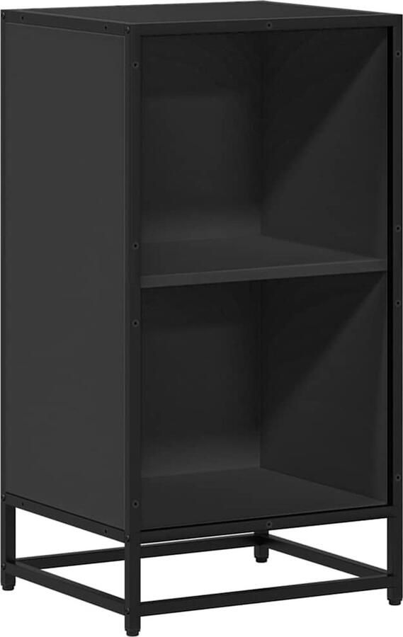 VidaXL Boekenkast 40x35x76 cm bewerkt hout zwart