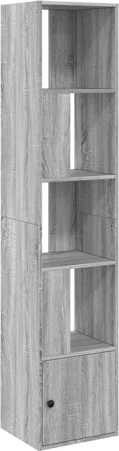 VidaXL Boekenkast 40x36x189 cm bewerkt hout grijs sonoma eikenkleurig