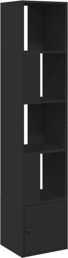 VidaXL Boekenkast 40x36x189 cm bewerkt hout zwart