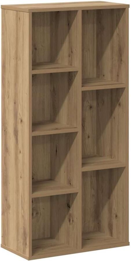 VidaXL Boekenkast 50x25x105 cm bewerkt hout artisanaal eikenkleurig