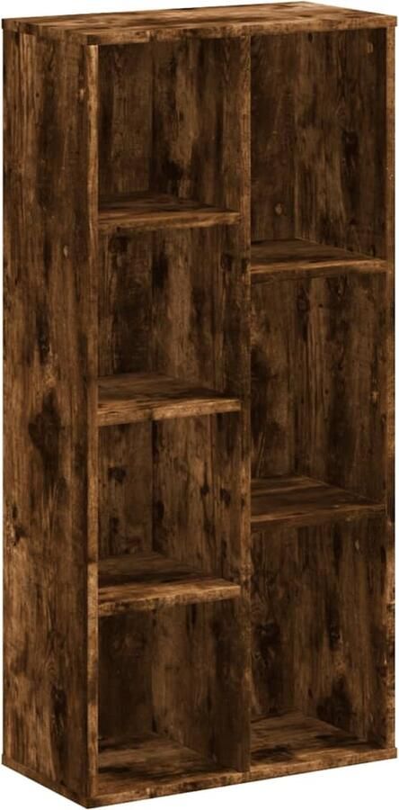VidaXL Boekenkast 50x25x105 cm bewerkt hout gerookt eikenkleurig