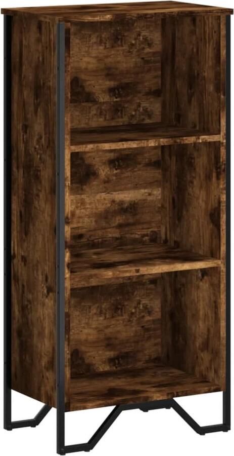 VidaXL Boekenkast 50x31x106 cm bewerkt hout gerookt eikenkleurig