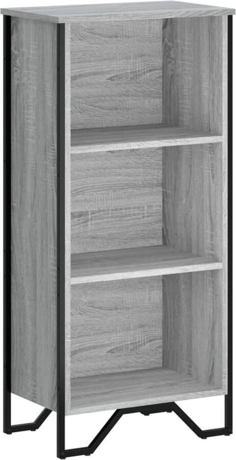 VidaXL Boekenkast 50x31x106 cm bewerkt hout grijs sonoma eikenkleurig