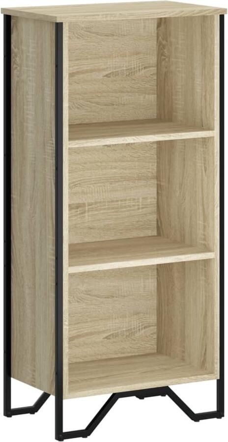 VidaXL Boekenkast 50x31x106 cm bewerkt hout sonoma eikenkleurig