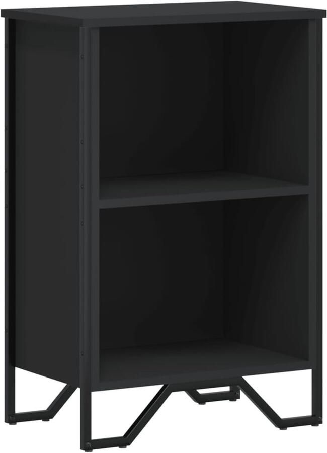 VidaXL Boekenkast 50x31x74 5 cm bewerkt hout zwart