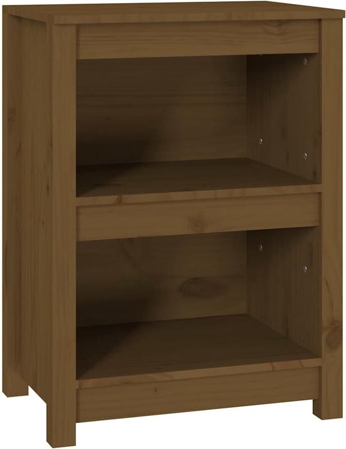 VidaXL -Boekenkast-50x35x68-cm-massief-grenenhout-honingbruin - Foto 3