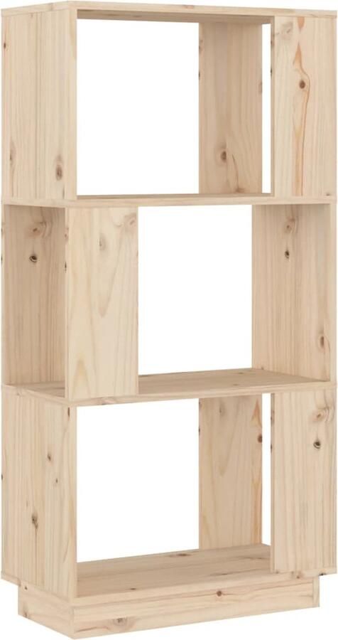 The Living Store Boekenkast Kamerscherm 51 x 25 x 101 cm Massief mangohout Boekenkast Boekenplank Kamerscherm Houten Boekenkast Vintage Boekenkast - Foto 2