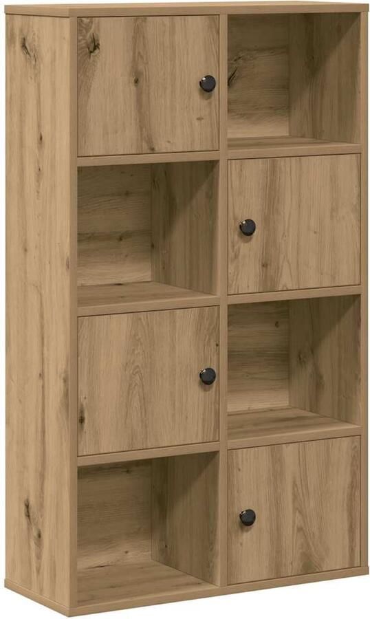 VidaXL Boekenkast 60x24x101 5 cm bewerkt hout artisanaal eikenkleurig