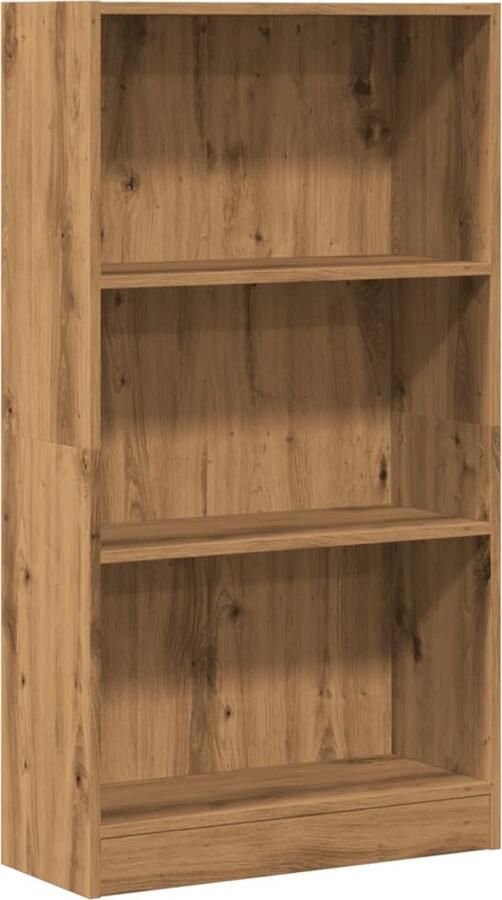 VidaXL Boekenkast 60x24x109 cm bewerkt hout artisanaal eikenkleurig