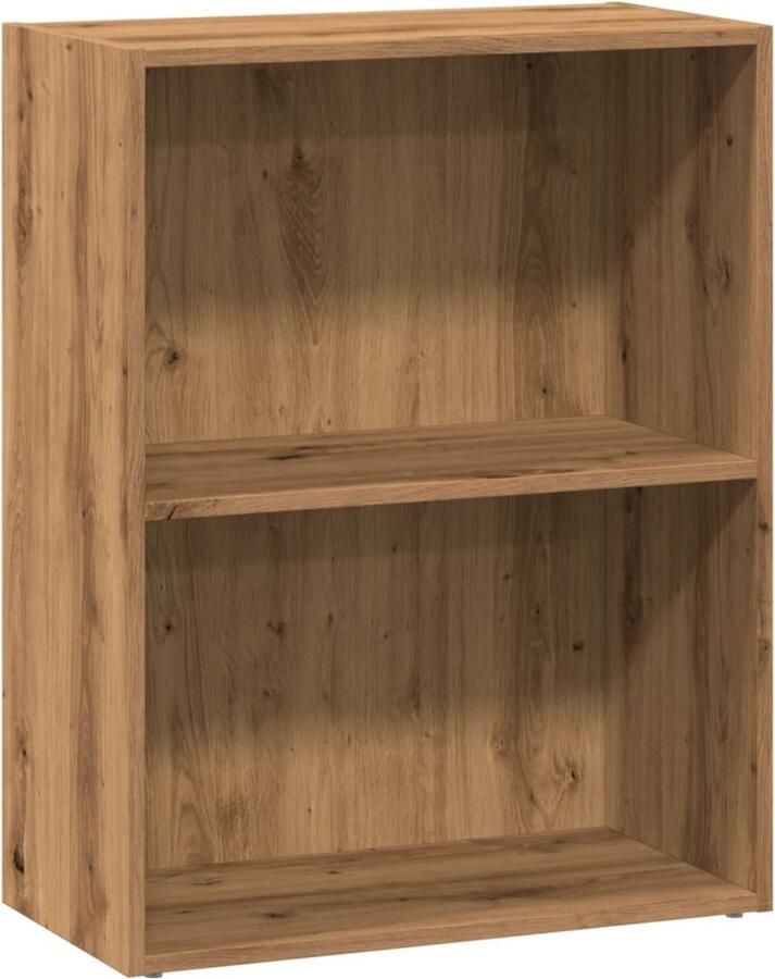 VidaXL Boekenkast 60x30x77 cm bewerkt hout artisanaal eikenkleurig