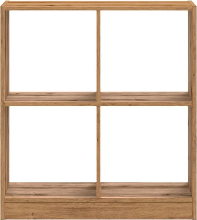 VidaXL Boekenkast 68 5x32x75 cm bewerkt hout artisanaal eikenkleurig - Foto 2