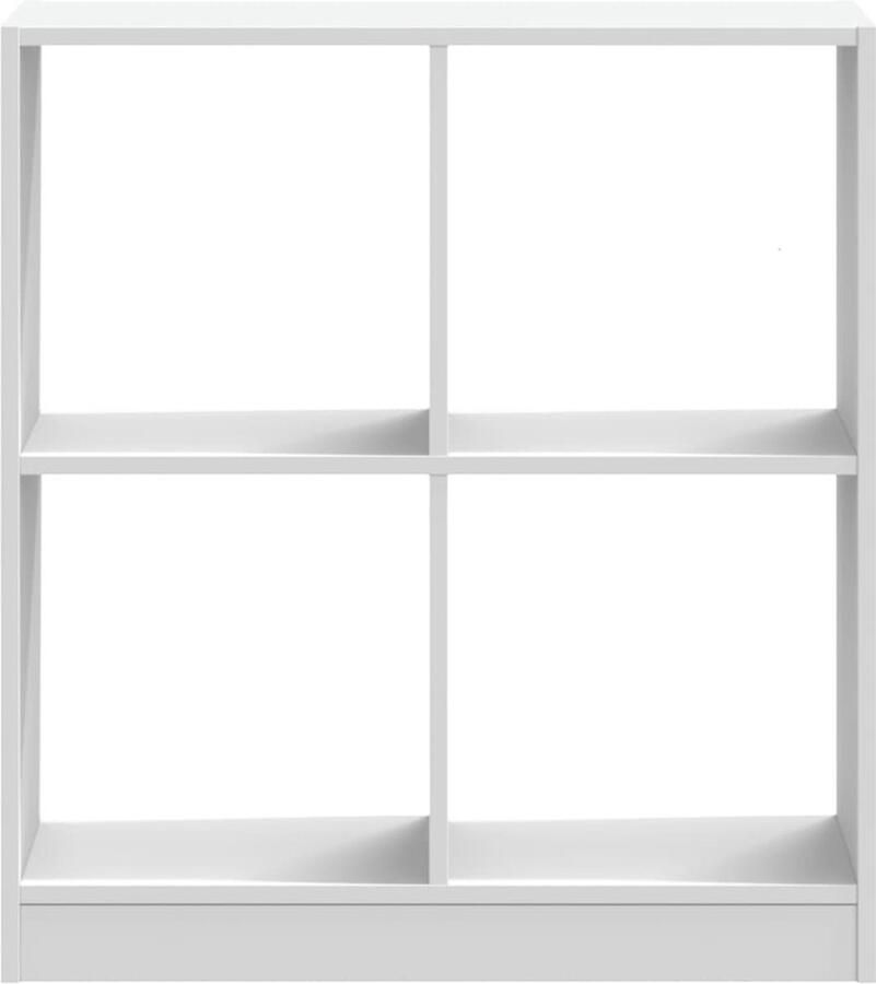 VidaXL Boekenkast 68 5x32x75 cm bewerkt hout wit - Foto 2