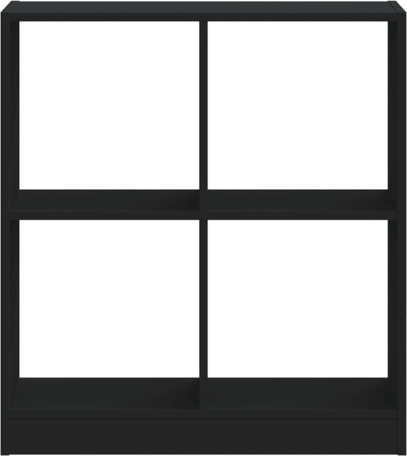 VidaXL Boekenkast 68 5x32x75 cm bewerkt hout zwart - Foto 2