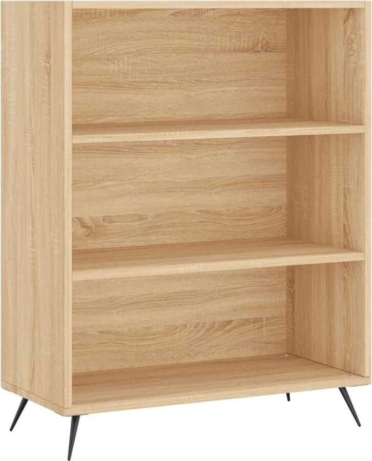 VidaXL -Boekenkast-69 5x32 5x90-cm-bewerkt-hout-sonoma-eikenkleurig