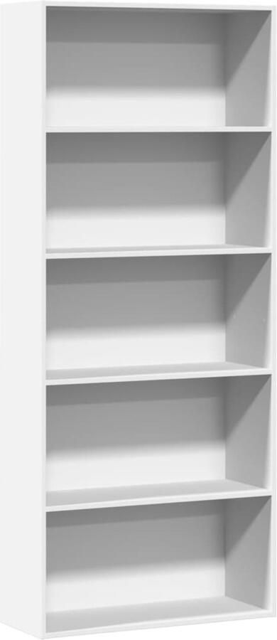VidaXL Boekenkast 80x30x189 cm bewerkt hout wit