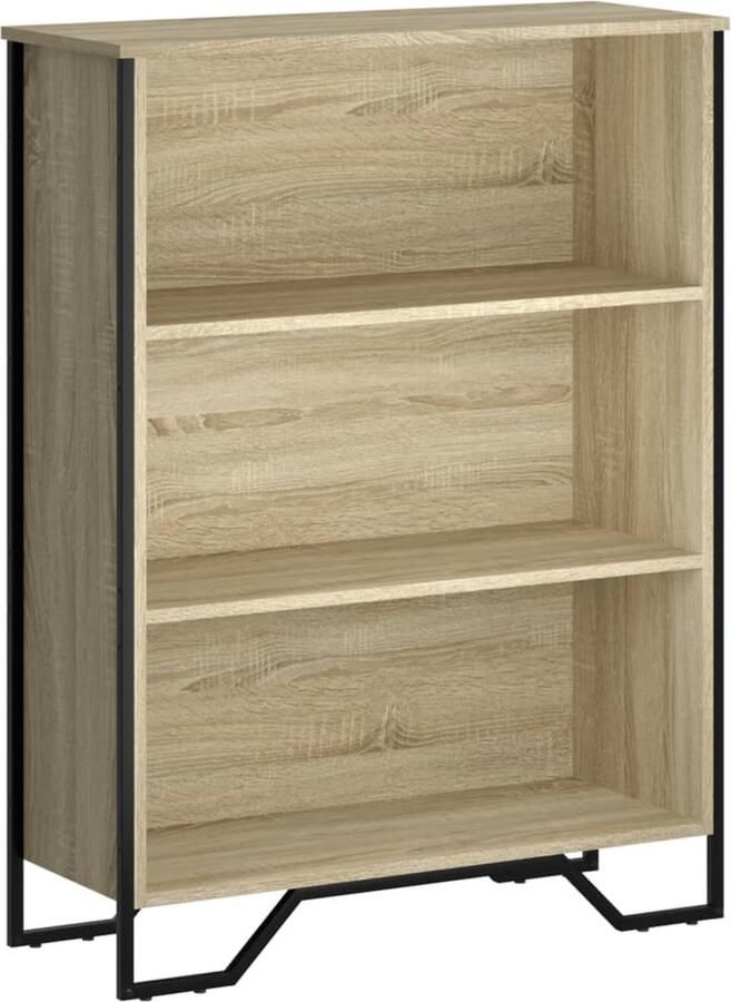 VidaXL Boekenkast 80x31x106 cm bewerkt hout sonoma eikenkleurig