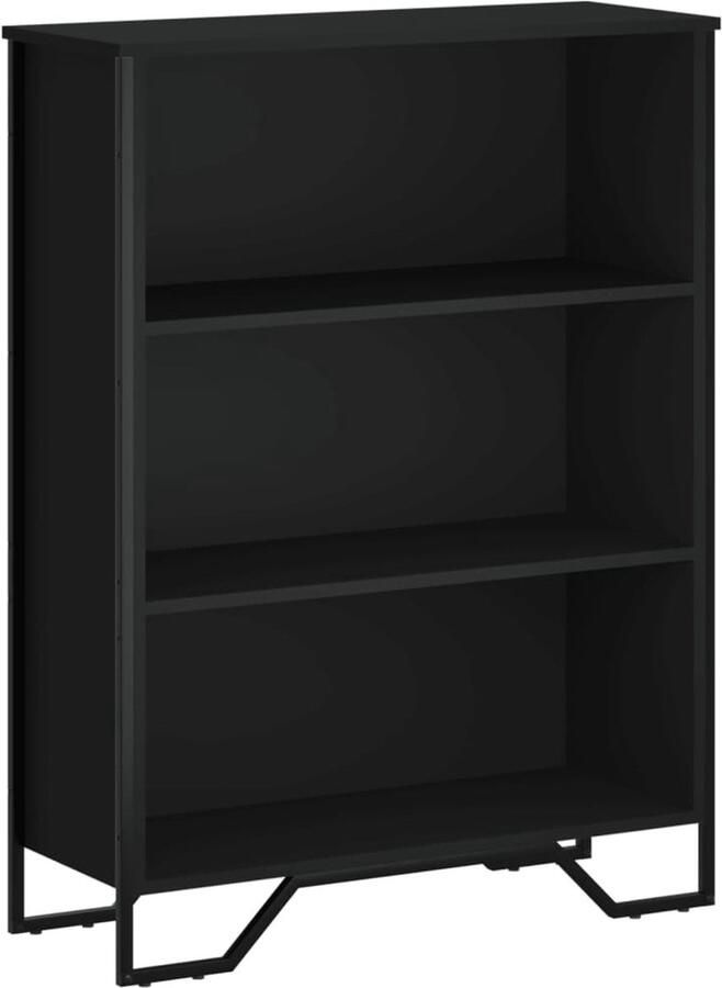 VidaXL Boekenkast 80x31x106 cm bewerkt hout zwart