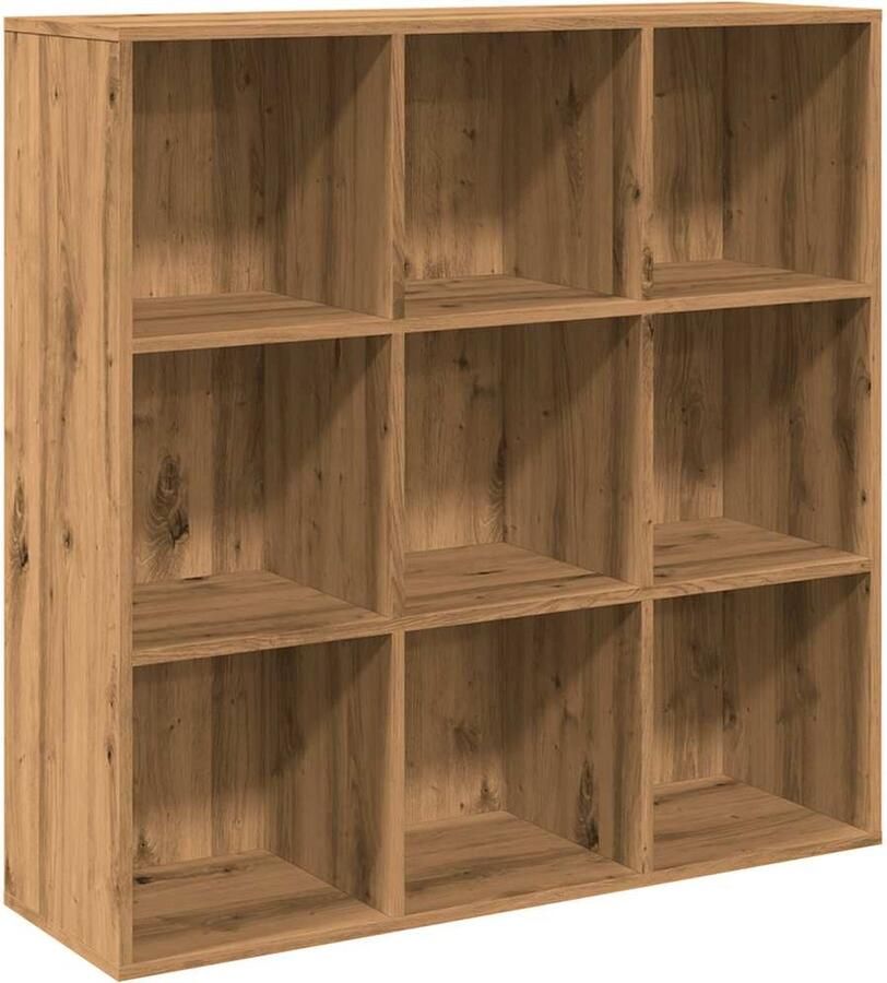 VidaXL Boekenkast 98x29x97 5 cm artisanaal eikenkleur