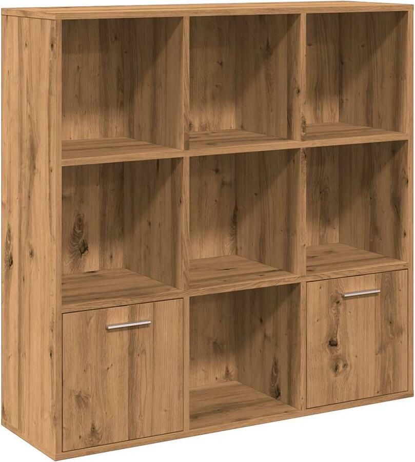 VidaXL Boekenkast 98x29x97 5 cm bewerkt hout artisanaal eikenkleur - Foto 2
