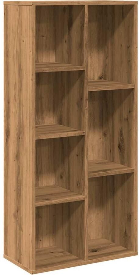 VidaXL Boekenkast Artisan Eiken 50x25x104 cm Boekenkast Boekenkasten Boekenschap Boekenstandaard
