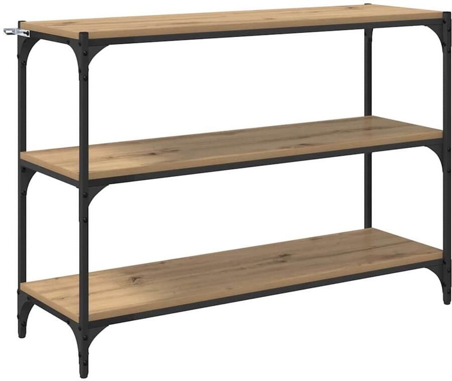 VidaXL Boekenkast artisanaal eikenkleurig 100 x 33 x 71 cm