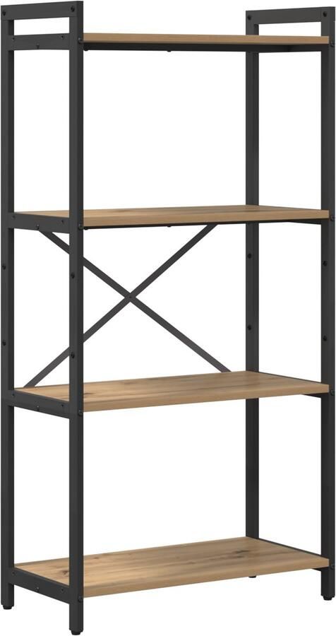 VidaXL Boekenkast artisanaal eikenkleurig 60 x 30 x 118 cm