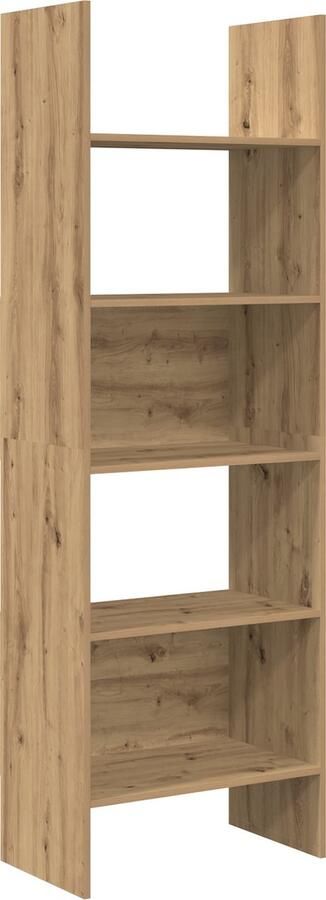 VidaXL Boekenkast artisanaal eikenkleurig 60 x 35 x 180 cm