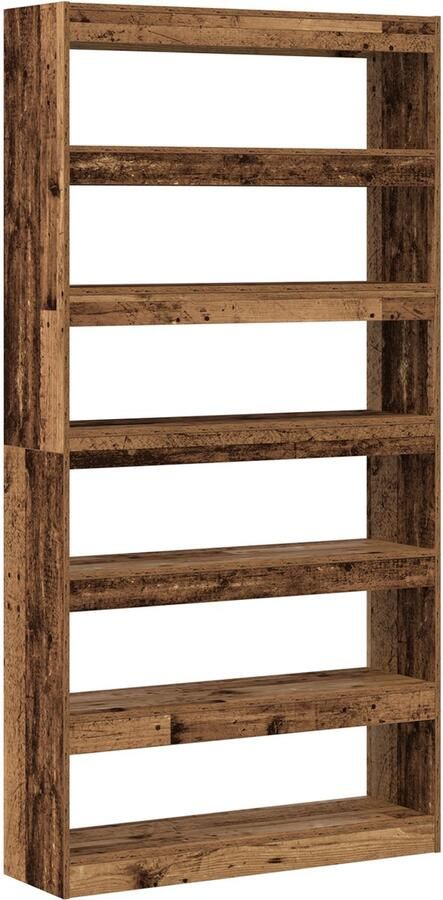 VidaXL Boekenkast Oud hout Bewerkt hout 100 x 30 x 198 cm