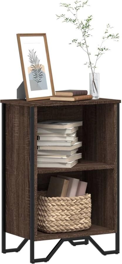 VidaXL Boekenkast Bruineiken 50x31x74 5 cm Boekenkast Boekenkasten Boeken Plank Schappenkast