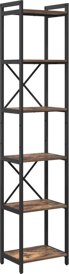 VidaXL Boekenkast Gerookt eiken 40 x 30 x 188 cm Bewerkt hout