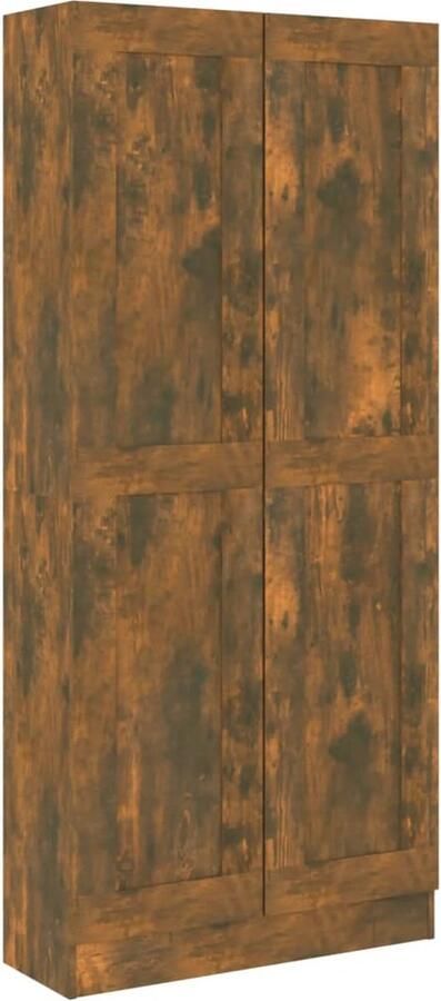 VidaXL Boekenkast Gerookt Eiken 82 5x30 5x185 5 cm Boekenkast Klassiek Houten Boekenkast Bruine Boekenkast Bergruimte Opslagmogelijkheden Livingroom Slaapkamer Werkkamer