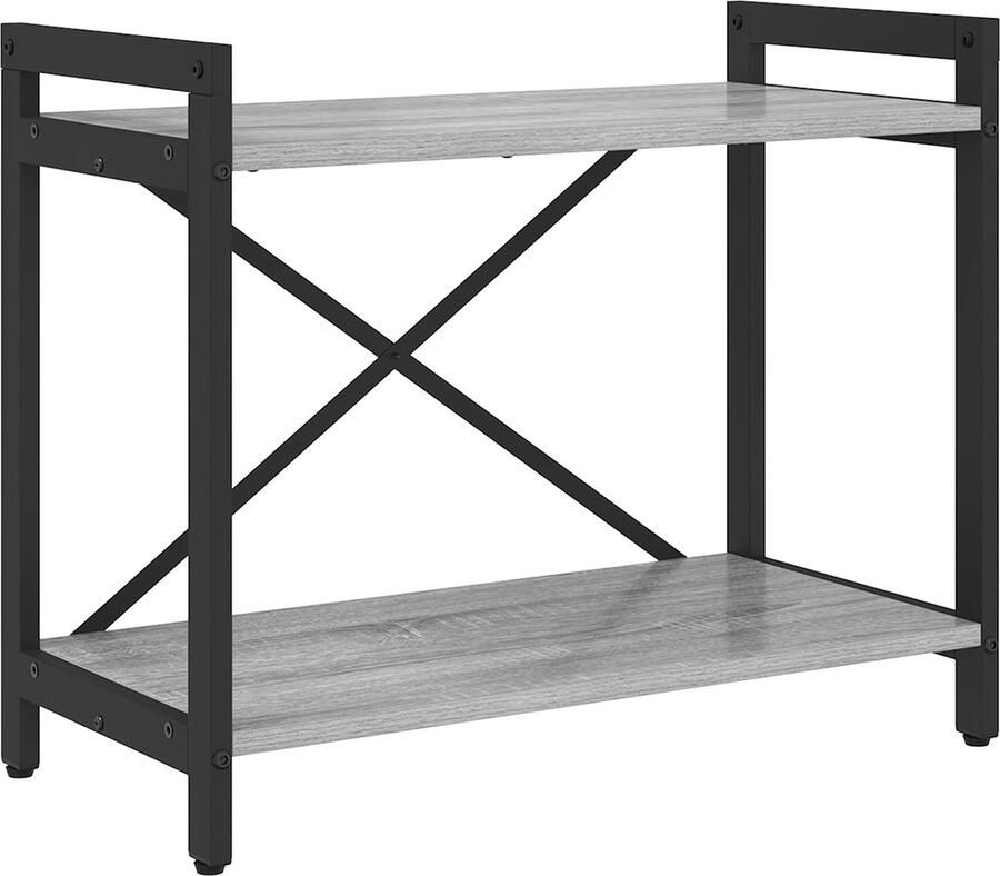 VidaXL Boekenkast Grijs sonoma 60 x 30 x 48.5 cm Bewerkt hout