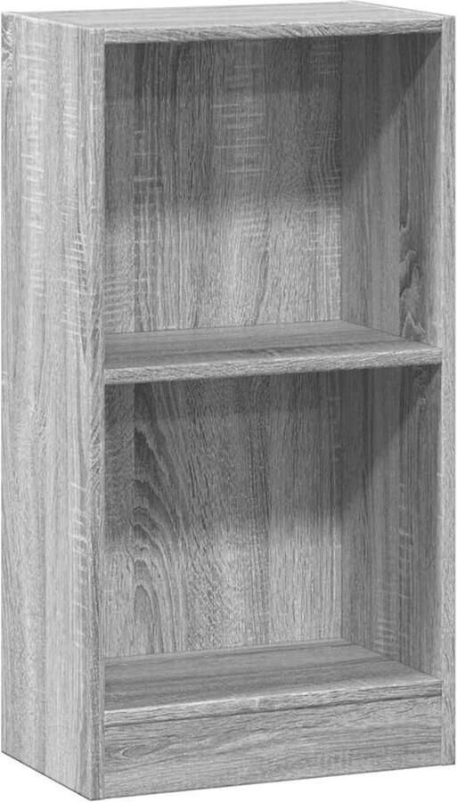 VidaXL Boekenkast Grijs Sonoma Eiken 40x24x76 cm Boekenkast Boekenkasten Boeken Plank Schappenkast