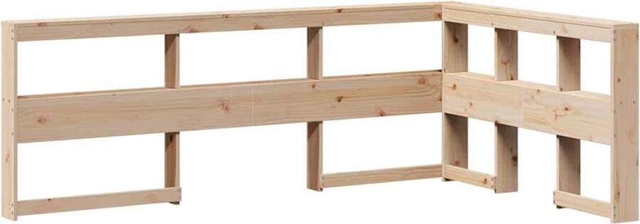 VidaXL Boekenkast Hoofdeinde L-vormig 120 cm