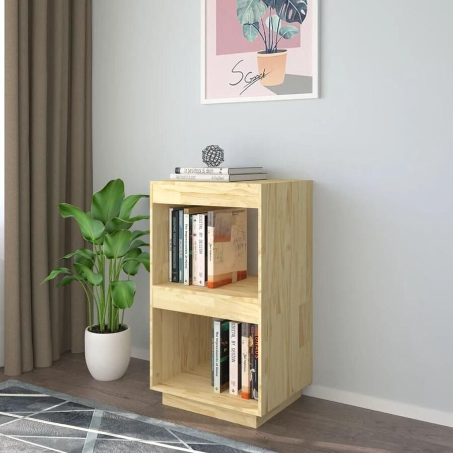 VidaXL Boekenkast Massief Grenenhout 40x35x71 cm Boekenkast Houten Boekenkast Grenoble Hout Bruine Boekenkast Boekenplank Opslagruimte Woonkamerdecoratie Livingroom Furniture Bibliotheek