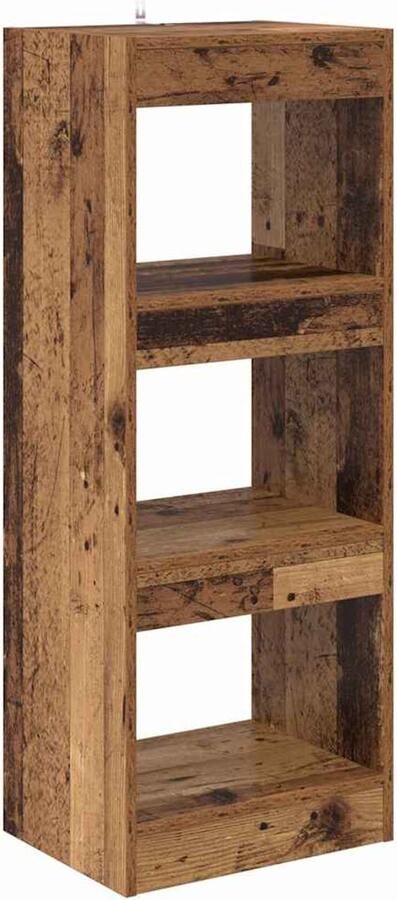 VidaXL Boekenkast Oud hout 40 x 30 x 103 cm Bewerkt hout