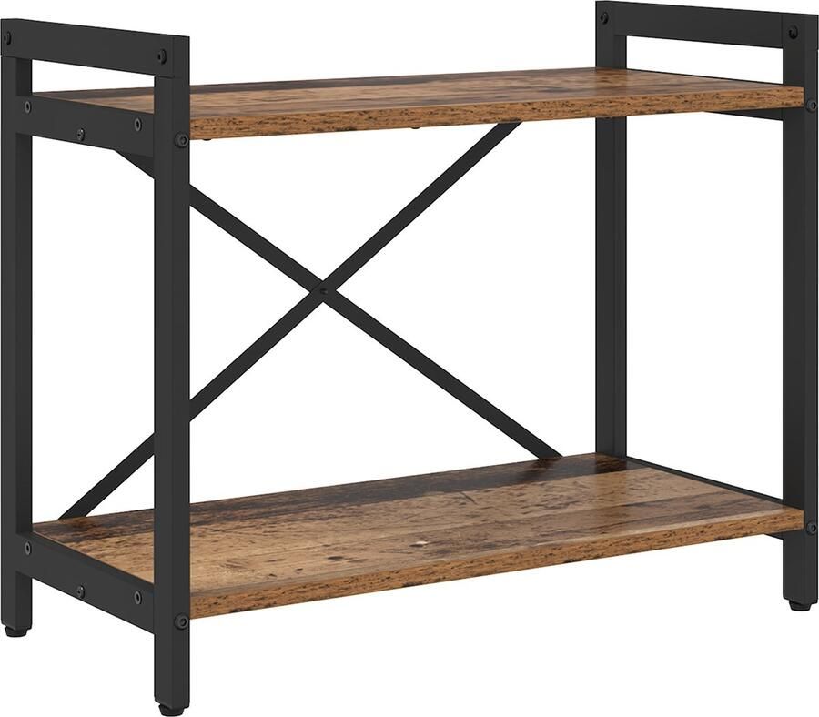 VidaXL Boekenkast Oud hout 60 x 30 x 48.5 cm Bewerkt hout