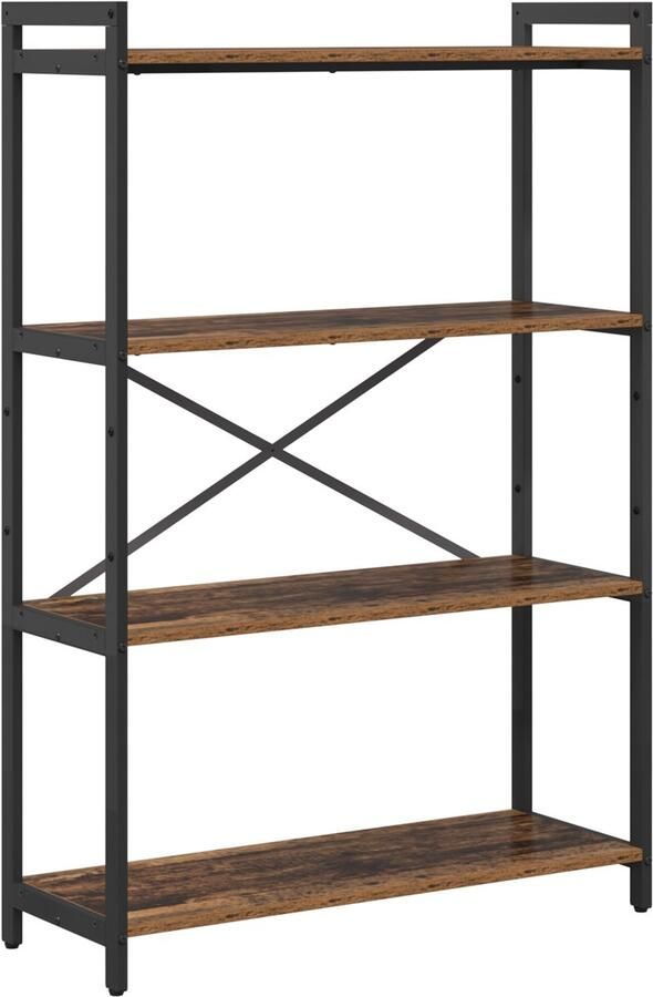 VidaXL Boekenkast Oud hout 80 x 30 x 118 cm Bewerkt hout