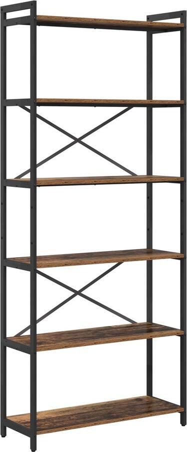 VidaXL Boekenkast Oud hout 80 x 30 x 188 cm Bewerkt hout