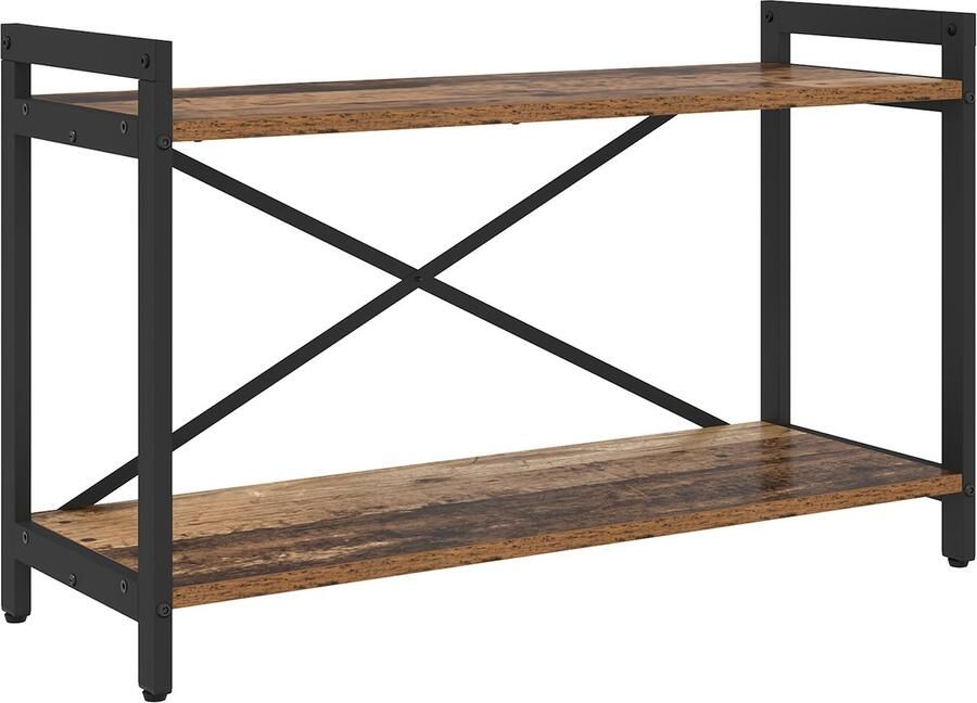 VidaXL Boekenkast Oud hout 80 x 30 x 48.5 cm Bewerkt hout