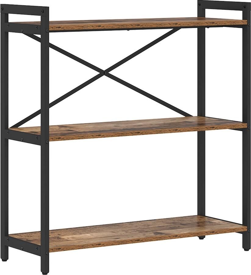 VidaXL Boekenkast Oud hout 80 x 30 x 83 cm Bewerkt hout