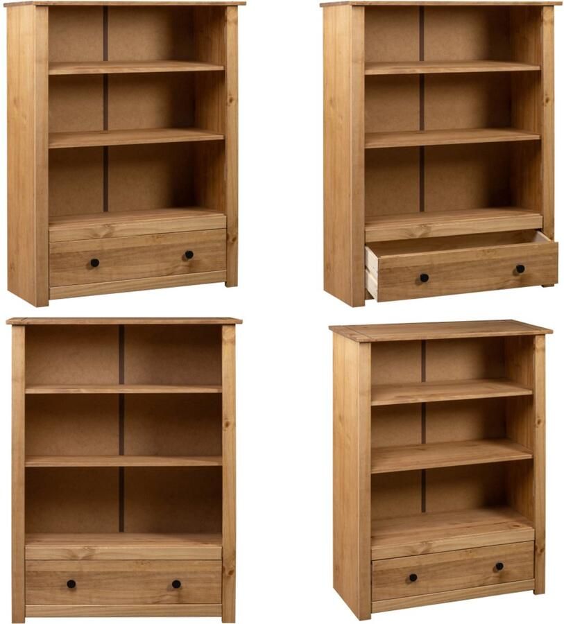 VidaXL -Boekenkast-Panama-Range-80x35x110-cm-massief-grenenhout